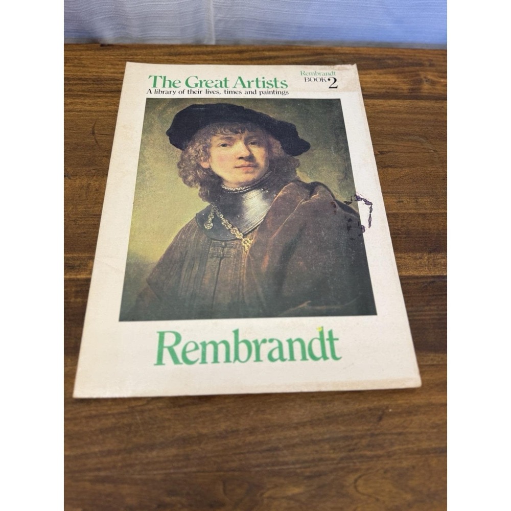 Rembrandt Book 2 The Great Artists A Library Of Their Lives‎ Times And Paintings
